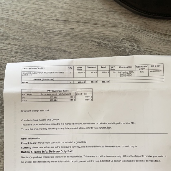 Alexandra McQueen Almond Toe ankle boots - Picture 11 of 11